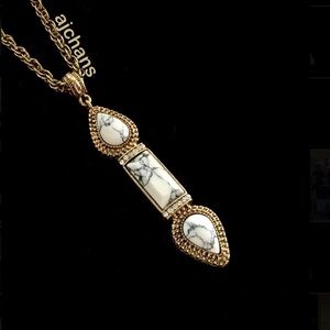 Samantha Wills Gold Tone Howlite Necklace